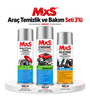 MxS Araç Temizlik ve Bakım Seti 3'lü