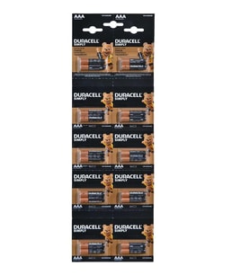 Duracell Alkalin 1.5 Volt AAA 20’li İnce Kalem Pil LR03/MN2400