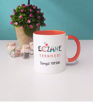 Eczane Teknikeri Kupa Bardak Turuncu