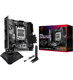 Asus ROG STRIX X870-I GAMING WIFI AMD X870 Soket AM5 DDR5 8600+(OC) MHz Mini ITX Gaming (Oyuncu) Anakart Teşhir