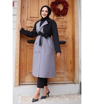 Kolu Garnili  Trençkot  Gri 4435