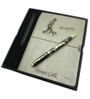 Scrikss İsme Özel Verona Defter(K.Atatürk İmzalı) + İsme Özel Atatürk Kalem + Kişiye Özel Kutulu Set (Karışık)