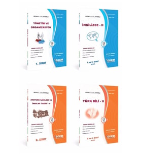 Egem Eğitim Yayınları Güncel (aöf) Spor Yönetimi 1 Ve 2.sınıf 2 Ve 4.dön "bah" (Çok Renkli)