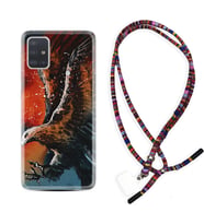 Samsung a71 A72 A73 A7 A9 2018 C7 C9 Kılıf Boyun Asklı Rasta Silikon Kartal Uçarken 1718