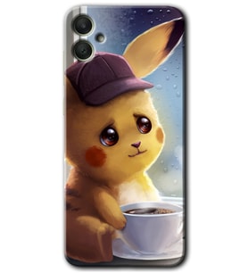 Galaxy A05 Kılıf HD Desen Baskılı Kılıf - Üzgün Pikaçu
