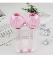 Yüz Buz Küresi ve Face Terapi Masaj İce Topu Pembe Renk