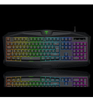 T-dagger Tanker, T-tgk106, Usb Kablolu, Türkçe Q, Rainbow Backlight, Membran Tuşlar, 104 Tuşlu, Gami