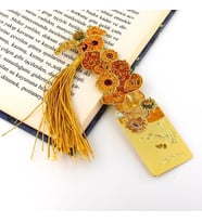 Vincent Van Gogh Ayçiçekleri Sunflowers Tablo Metal Ayraç Kitap Ayracı AY084