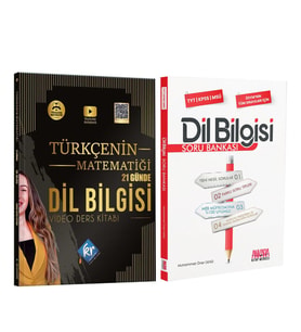 Kr Akademi TYT AYT KPSS Dil Bilgisi Türkçenin Matematiği Video Ders ve AKM Dil Bilgisi Soru Bankası Seti