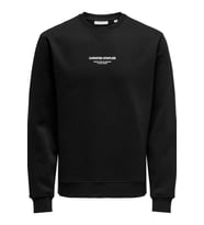 ONSCURATED REG CREW NECK SWEAT (Siyah)