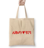 Happy Bts Army Bez Çanta Uzun Saplı