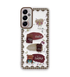 Samsung Galaxy A05s Kılıf Sweet Desenli Silikon Kapak - Şeffaf