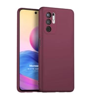 Microsonic Matte Silicone Xiaomi Redmi Note 10 5G Kılıf Mor