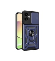 Northcity Samsung Galaxy A06 Uyumlu Kılıf Pars Lens Yüzüklü Silikon - Lacivert