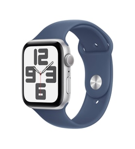 Apple Watch Seri SE 44 MM Alüminyum Kasa Spor Kordon S/M Akıllı Saat (Apple Türkiye Garantili) Mavi