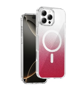 Onegif Apple iPhone 16 Pro Max Sora Simli Magsafe Kapak - Kırmızı