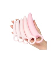 Fastieshop Vajinismus ve Kegel için Dilatör Seti - 5'li (Pembe)