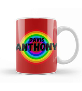 Anthony Davis   Basketball gifts Vintage Retro Rainbow Quotes For BOYS AND Dad Kupa Bardak Porselen