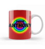 Anthony Davis   Basketball gifts Vintage Retro Rainbow Quotes For BOYS AND Dad Kupa Bardak Porselen