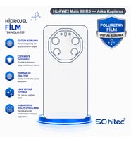 SChitec HUAWEI Mate 80 RS Uyumlu Arka Yüzey Hidrojel Koruyucu Film