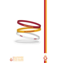 Galatasaray Orijinal Lisanslı Sarı Kırmızı 1905 3'lü Bileklik
