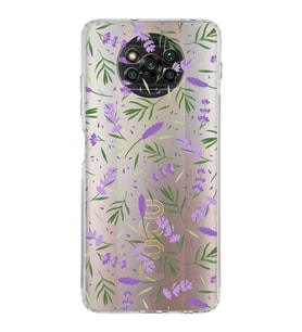 PrintiFy Xiaomi Poco X3 Pro ile Uyumlu 1mm Slim Fit Water Color 3 Baskılı Şeffaf  Kılıf