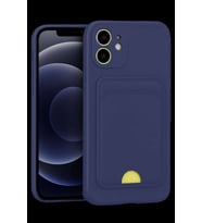 iPhone 11 Kılıf Kelvin Kartvizitli Silikon - Lacivert