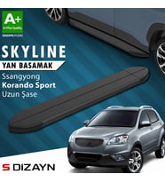 S-Dizayn Ssangyong Korando Sport Skyline Siyah Yan Basamak 203 Cm 2010-2019 A+ Kalite