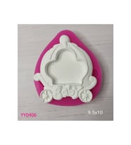 YY0406 Baby Yazılı Balkabağı Çerçeve Silikon Kalıp