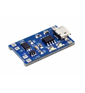 TP4056 Korumalı Lityum Pil Şarj Devresi Micro Usb Batarya