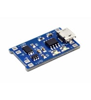 TP4056 Korumalı Lityum Pil Şarj Devresi Micro Usb Batarya