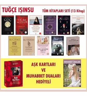 Tuğçe Işınsu Tüm Kitapları Seti (11 Kitap)+(Aşk Kartları ve Muhabbet Duaları Hediyeli)
