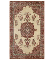 El Dokuma Vintage Eskitme Halı 172x287 cm 10142