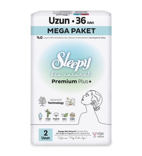 Bio Natural Premium Plus Mega Uzun Ped 36 Adet
