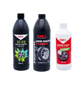 Neon Jant & Lastik Temizleyici + Demir Tozu & Jant Temizleyici + Lastik Parlatıcı