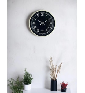 36 Cm Krem Dekoratif Duvar Saati