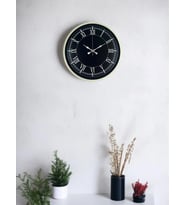 36 Cm Krem Dekoratif Duvar Saati