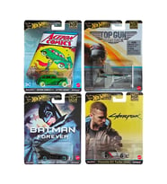 Hot Wheels 2024 Premium Pop Culture 4'Lü Set