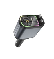 4 ü 1 Arada Çift Usb Bağlantı Çakmaklık, Type-c Hızlı Şarjlı 66w,geri Çekilebilir Araç Telefon Şarj Cihazı