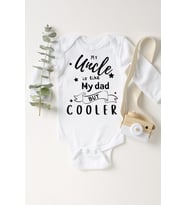 Beyaz Uncle Cooler Uzun Kollu Çıtçıtlı Body
