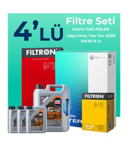 Filtron Mercedes Vito 114 CDI 1.7 Dizel Filtre Bakım Seti Liqui Moly Motor Yağlı (2019-2024) 4 Lü