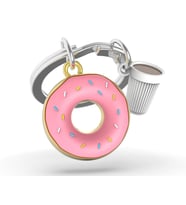 Metalmorphose Donut Anahtarlık (Pembe)