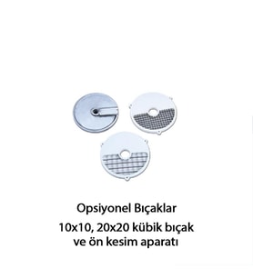Bosfor Sebze Doğrama Makinesi Kübik Doğrama Bıçağı 10*10 Mm