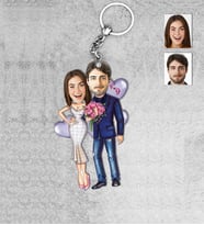 Kişiye Özel Sevgili Ahşap Anahtarlık-51