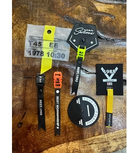 6X8 CM 6 ADET DİKİŞ GİYİM ÇANTA AKSESUARI ARMA YAMA