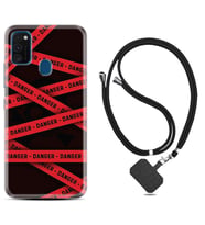 Samsung M21 M22 M23 M30 M31S M32 Kılıf Boyun Askılı Silikon Danger 1372