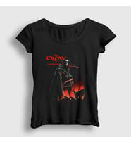 Presmono Kadın Siyah The Crow Eric Draven Rain T-Shirt 440418tt