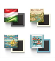 Buzdolap Magnetleri - Macaristan Budapeşte - Hungary - 4'lü Set Magneti