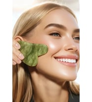 Yeşim Gua Sha Yüz Yogası, Masaj Taşı 673