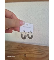 HALKA ÇELİK KÜPE MODELLERİ TARZ VE ŞIK (Gümüş)